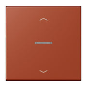 Jung - Abdeckung/Bedienelement für Installationsschalterprogramme Wippe mit Lichtleiter LC 101 KO5P 232 locre rouge