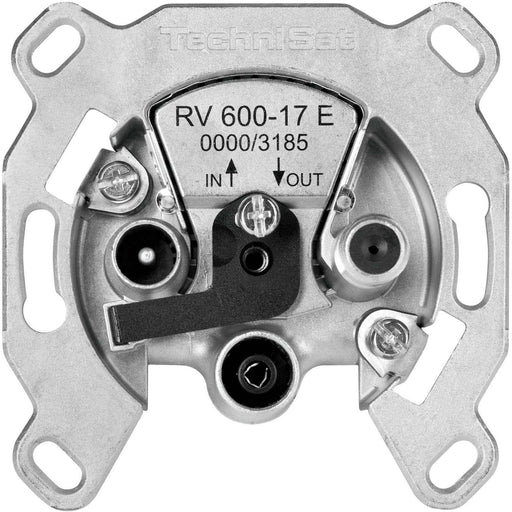 TechniSat - Antennensteckdose SAT-Durchgangsdose RV600-17E TechniPro
