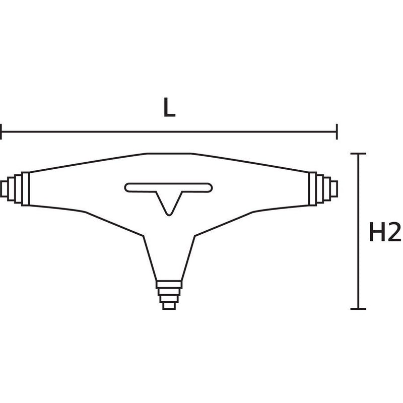HellermannTyton - Verbindungs- und Abzweigmuffe (-garnitur) Verbindungsmuffe T-2 / SF-PUR-BK 5x16-5x10