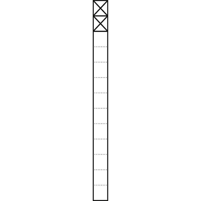 Siedle&Söhne - Kommunikations-Säule Kommunikations-Stele KS 613-2 DG 1,3m dgr/gli 2Mod