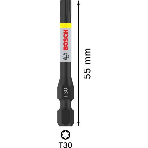 Bosch - Bit PRO Impact Bit, T30 2608522532VE(2) 55 mm, 2-tlg