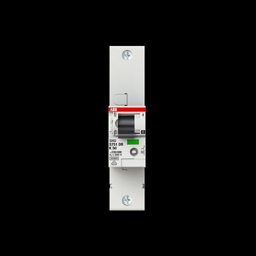 ABB Stotz S&J - Selektiver Hauptleitungsschutzschalter Haupleitungsschutzschalter S751DR-K50 50A K 25kA 1P