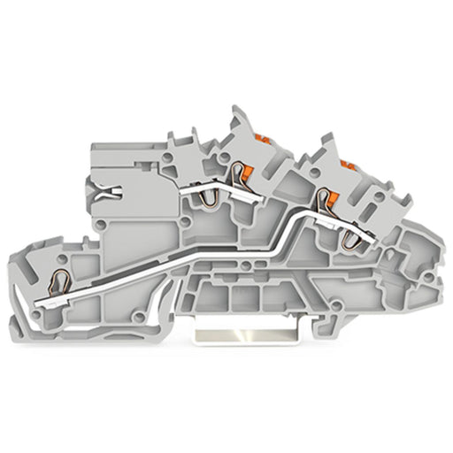 WAGO - Installations-Etagenklemme Installationsetagenklemme 2203-7559 2,5 mm² Hybrid − 50 Stück