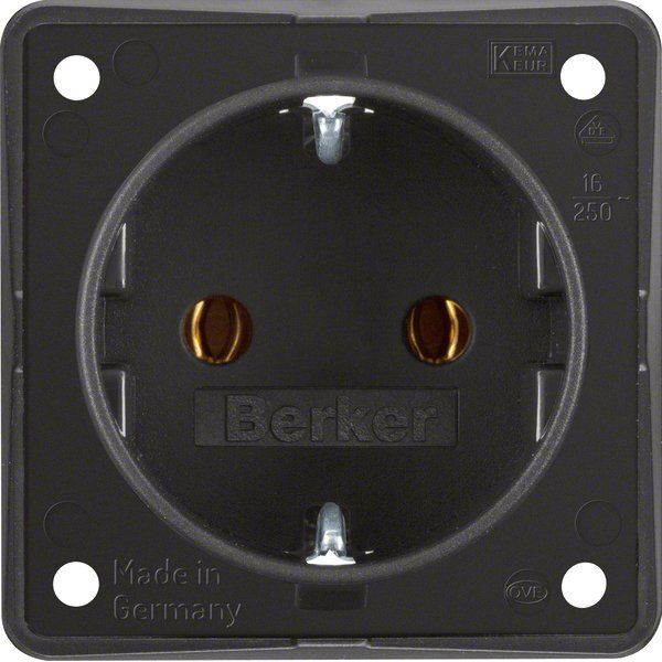 Berker - Steckdose SCHUKO-Steckdose sw 947782503 matt