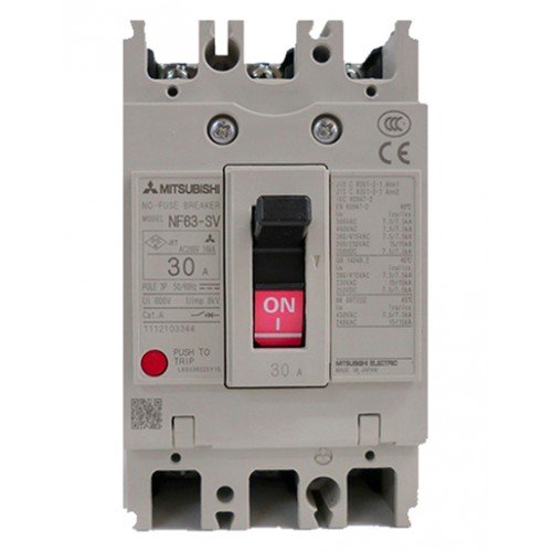 Mitsubishi Electric - Leistungsschalter für Trafo-, Generator- und Anlagenschutz Leistungsschalter NF63-SV 3P 15A 3-polig