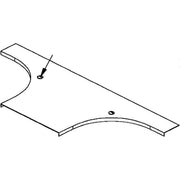 Niedax - Deckel Anbau-Abzweigstück für Kabeltragsystem Deckel RTADV 400