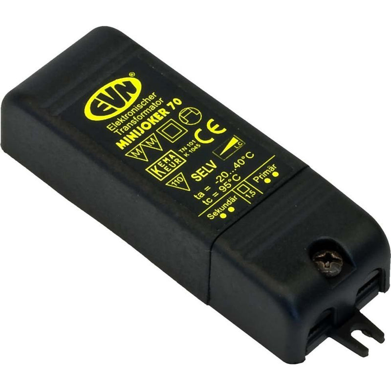EVN Lichttechnik - Trafo für NV-Lichtsystem/NV-Halogenlampe Trafo MINI JOKER 70 10-70W