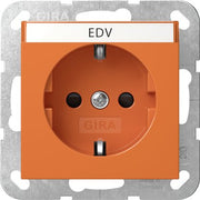 Gira - Steckdose SCHUKO-Steckd. BSF + SH 4462109 System 55 Orange