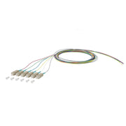 Metz Connect - LWL-Pigtail OpDAT Pigtail SC-PC 150M1CO0020E6 OM3 6 Farben − 6 Stück