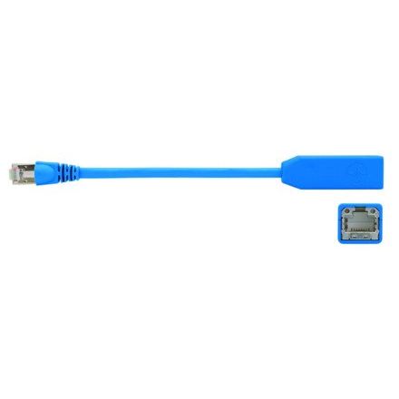 Telegärtner - Patchkabel Kupfer DDCP-Link Patchkabel 100008045 blau, 200mm