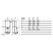 Bals Elektrotech - CEE-Steckdose abschaltbar, abgesichert (IEC 60309) CEE-Steckdose 16890 125A,5p,400V,6H