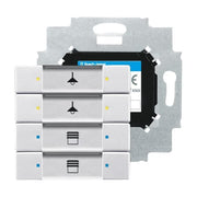 Busch-Jaeger - Bussystem-Tastsensor Tastsensor 4fach 6127/01-83 mit Busankoppler