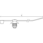HellermannTyton - Kabelbinder Befestigungbinder T50RFT8GSD 2-teilig − 3000 Stück