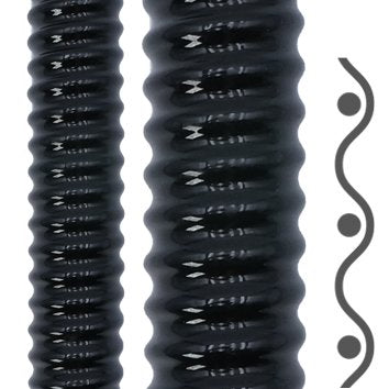 Flexa - Kunststoff-Schutzschlauch 12040702015 schwz AD19, 15x19mm − 50 Meter