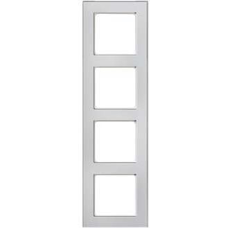 Peha - Abdeckrahmen Rahmen 4-fach D 20.674.244.192 Glaseffekt sand-psw