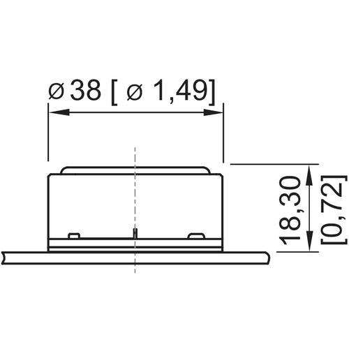 Stahl - Wahlschalter, Komplettgerät Drucktaster 8003/111-001