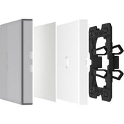 Jung - Abdeckung/Bedienelement für Installationsschalterprogramme Wippe Schriftfeld LS 990 NA GL für transp.Abdeckung