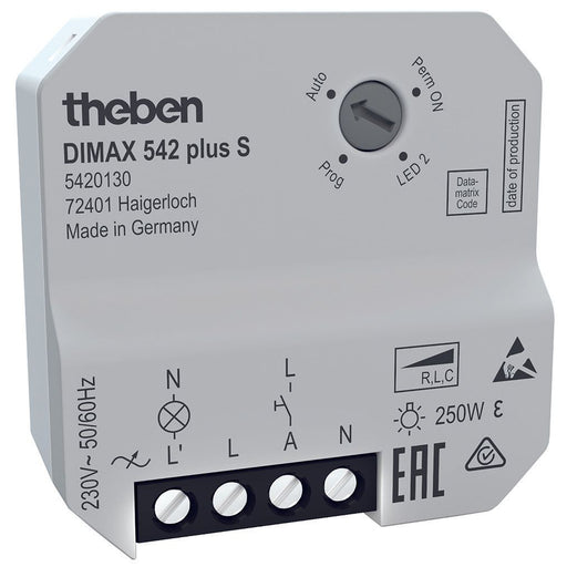Theben - Dimmer UP-Universaldimmer DIMAX 542 plus S f. ESL/230V LED-Lp. − 1 Stück