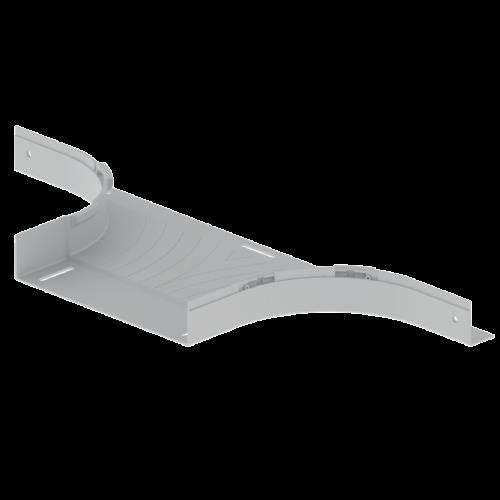 Unex - T-Stück für Kabelrinne T-Abzweiger grau 66328-48 60x300 U48X RAL7038 − 2 Stück