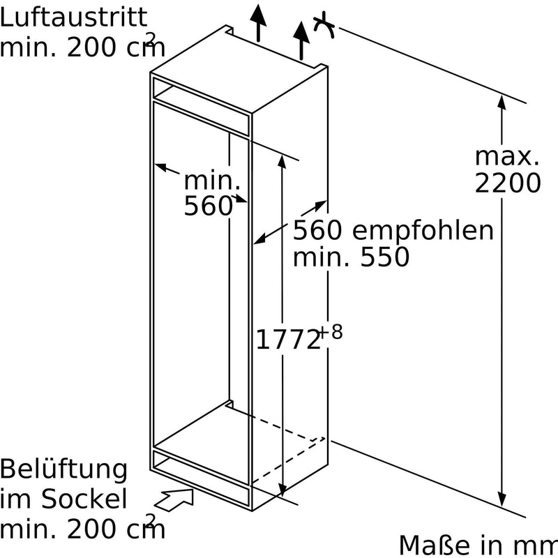 Bosch - Gefriergerät EB-Gefriergerät GIN81ACE0 Serie6