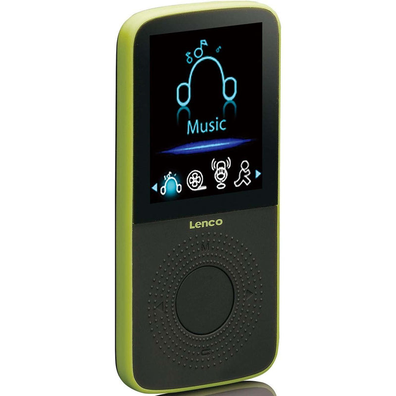 LENCO - MP3-Player portable MP4-Player m.Schrittzähler Podo-153 lime 4GB