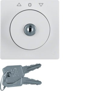 Berker - Abdeckung/Bedienelement für Installationsschalterprogramme Zentralstück m Schloss 1082190900 Jal. S.1/B.3/7 pw