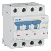 Eaton - Kombination FI-Schalter/Leitungsschutzschalter FI/LS Kombination mRB4-20/3N/D/01-A 20A 100mA