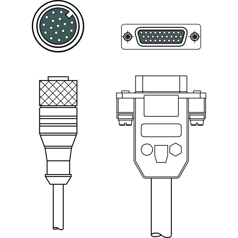 Leuze - Konfektioniertes Sensor-Aktor-Kabel Verbindungsleitung KB 900-5000