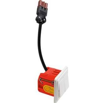 Peha - Installationsschalter Wippschalter H 80.515/67102GE30BW mit Wieland Gesis