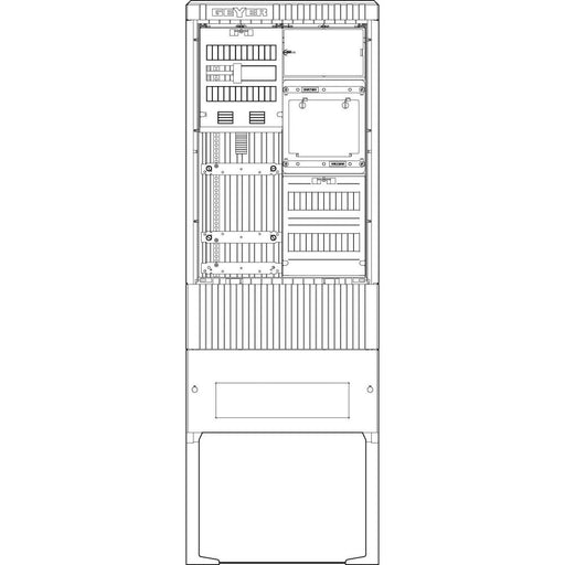 ABN - Zähler-Komplettschrank Zähleranschlusssäule SZ175EE1411 1 eHZ 4pol