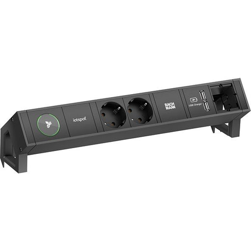 Bachmann - Mehrfachsteckdose Steckdosenleiste 902.801 DESK2 1xiotspot