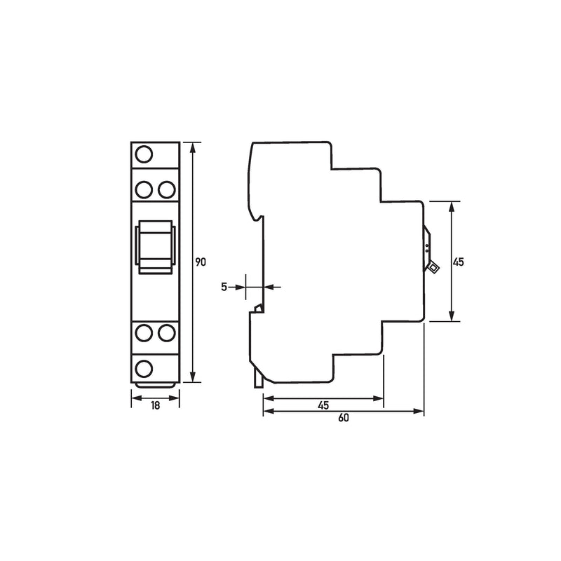 Doepke - Schalter für Reiheneinbau Gruppenschalter RG 016-001