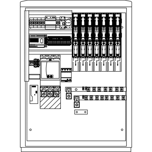 Elsta Mosdorfer - Installationskleinverteiler ACS FX5 1080/320 4x160L ACFX53.10.04.5.04.G LT400MA-FRT ÜA(4+0)T