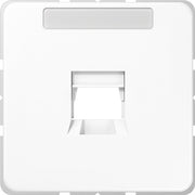 Jung - Einsatz/Abdeckung für Kommunikationstechnik Abdeckung Schriftfeld aws CD 569-1 WE WW für Mod.Jack Buchsen