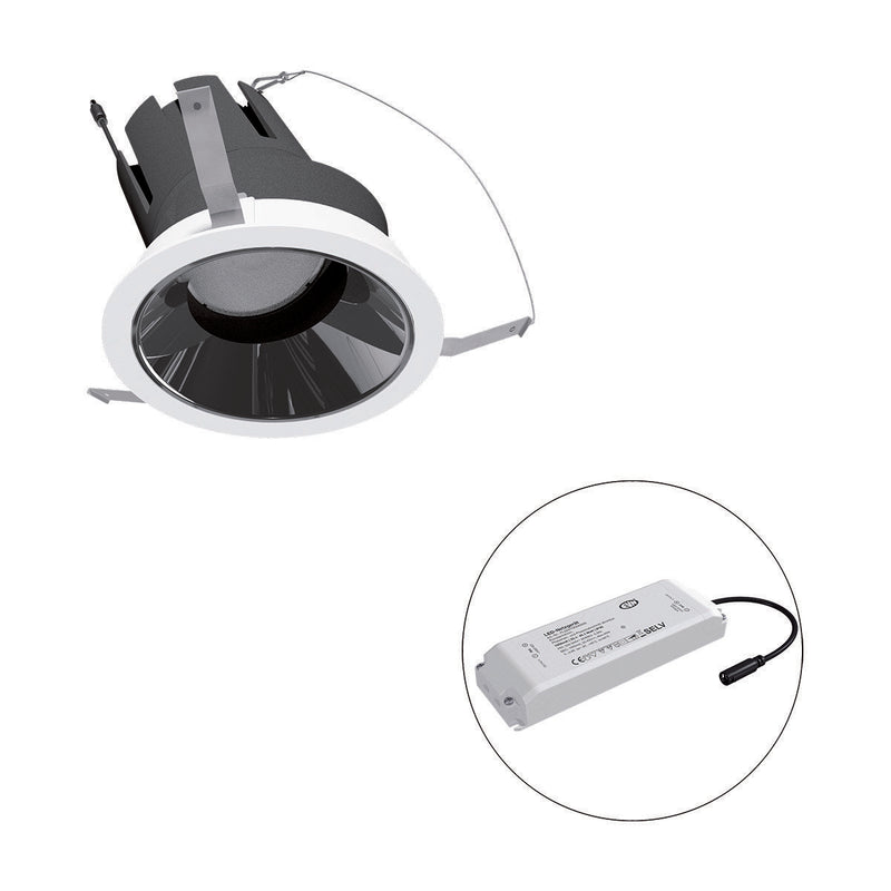 EVN Lichttechnik - Downlight/Strahler/Flutlicht LED-Einbauleuchte modular F01R11AM3840L24P Konfigurationstype