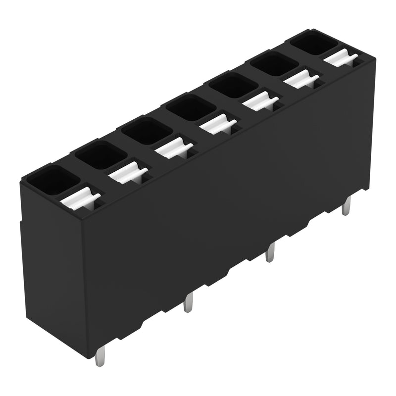 WAGO - Leiterplattenklemme THR-Leiterplattenklemme 2086-3127 Drücker,1,5mm²,sw − 96 Stück