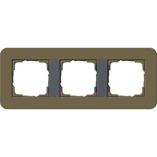 Gira - Abdeckrahmen 3fach 0213426 Umbra/Anthrazit