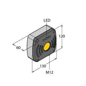 Turck - RFID-Lesegerät Schreib-Lesegerät UHF TN917-Q120L130-H1147