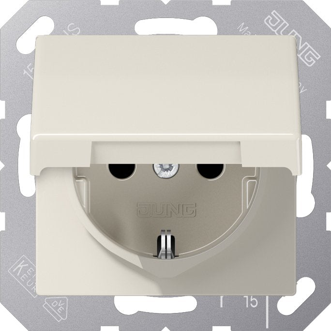 Jung - Steckdose SCHUKO Steckdose AS 1521 KL 16 A 250 V, weiß