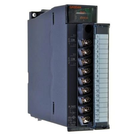 Mitsubishi Electric - SPS-Analoges Ein-/Ausgangs-Modul Analogausgangsmodul Q62DAN mit 2 Ausgängen