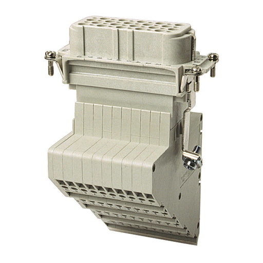 Walther Werke - Kontakteinsatz für Rechtecksteckverbinder Klemmenadapter D40 720633 Buchseneinsatz mit − 10 Stück