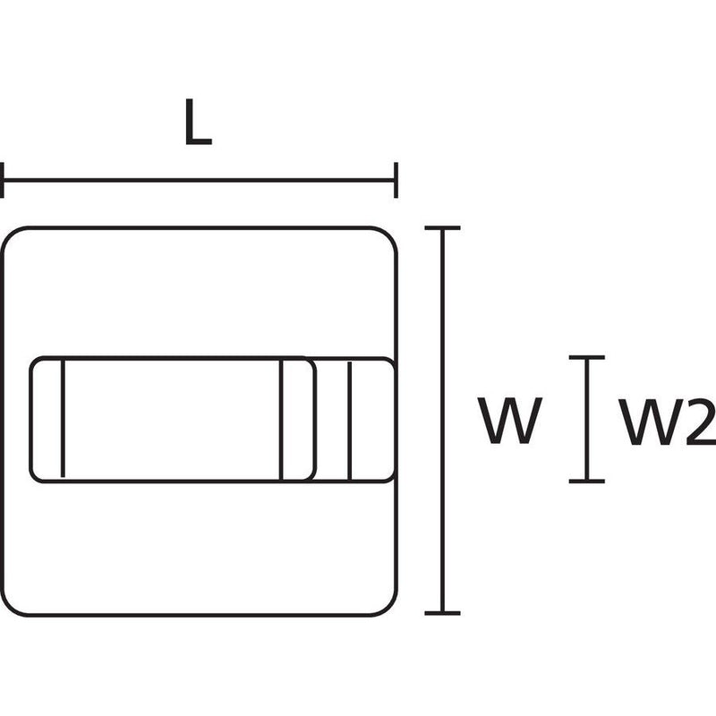 HellermannTyton - Befestigungsschelle für Kabel/Rohre Klebesockel RA3-N66-NA-C1 − 100 Stück