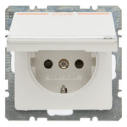 Berker - Steckdose SCHUKO 47526049 deckel und Beschrift