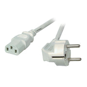 EFB-Elektronik - Netzanschlussleitung Neztzleitung CEE 7/7 90° EK501.2,5V2 grau, 2.5m, 3x1.0qmm