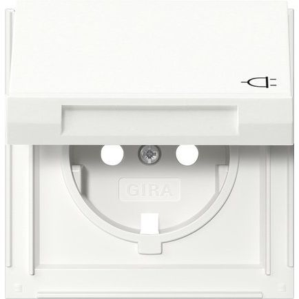 Gira - Zubehör/Ersatzteile für Installationsschalterprogramme Abd. SCHUKO-Steckd. KD 492266 Gira TX_44 Reinweiß