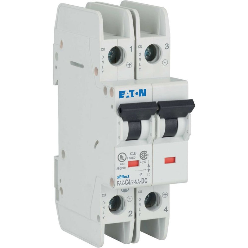 Eaton - Leitungsschutzschalter 2p. FAZ-C4/2-NA-DC 4A Charakt.: C, DC