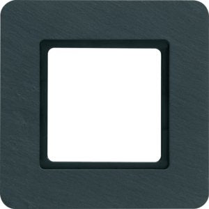 Berker - Abdeckrahmen Rahmen 1f. schiefer-anth 10116130 LED-Beleuchtung
