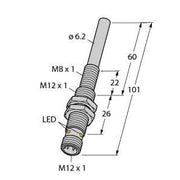 Turck - Magnetischer Näherungsschalter Magnetfeldsensor NIMFE-M12 #1600611