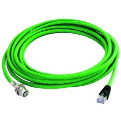 Telegärtner - Konfektionierte Leitung für steckbare Gebäudeinstallation STX M12x1-RJ45 VL X-kod. 100017391 Cat.6A-SFTP-A0100