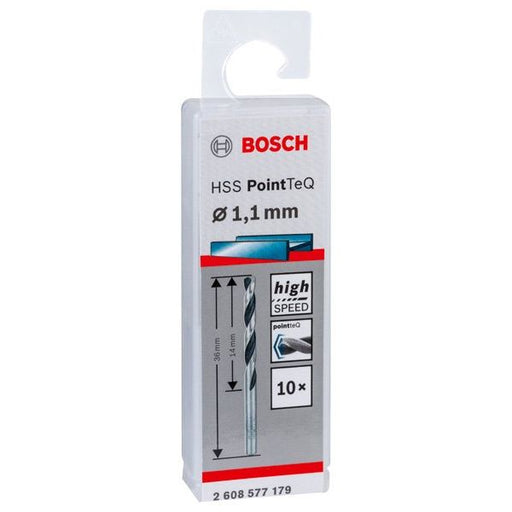 Bosch - Bohrer Metallspiralbohrer HSS 2608577179 PointTeQ DIN 338 1,1